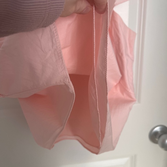 Zara Light Pink Ruffle Blouse - Picture 3 of 4